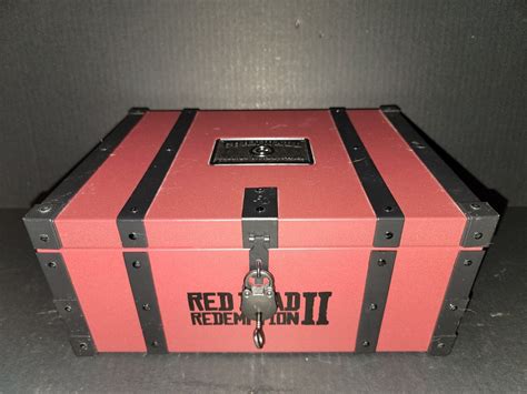 red dead redemption 2 metal tithing box|ULTRA RARE! NEW! Red Dead Redemption 2 Chest Metal .